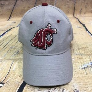 WSU Wazzu Zephyr Ball Cap Hat Baseball Wool